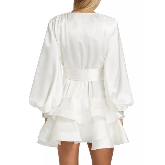 Bronx and Banco Bedouin Belted Mini Dress Size L $590 - Picture 5 of 11